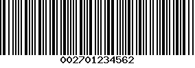 CODABAR barcode image