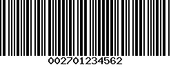 Code 11 barcode image