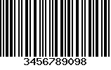 Interleaved 2 of 5 barcode image
