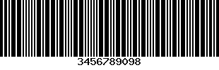 Standard 2 of 5 barcode image