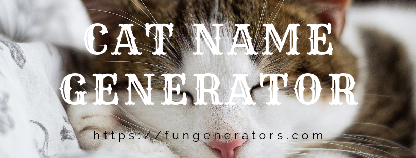 Cat Name generator